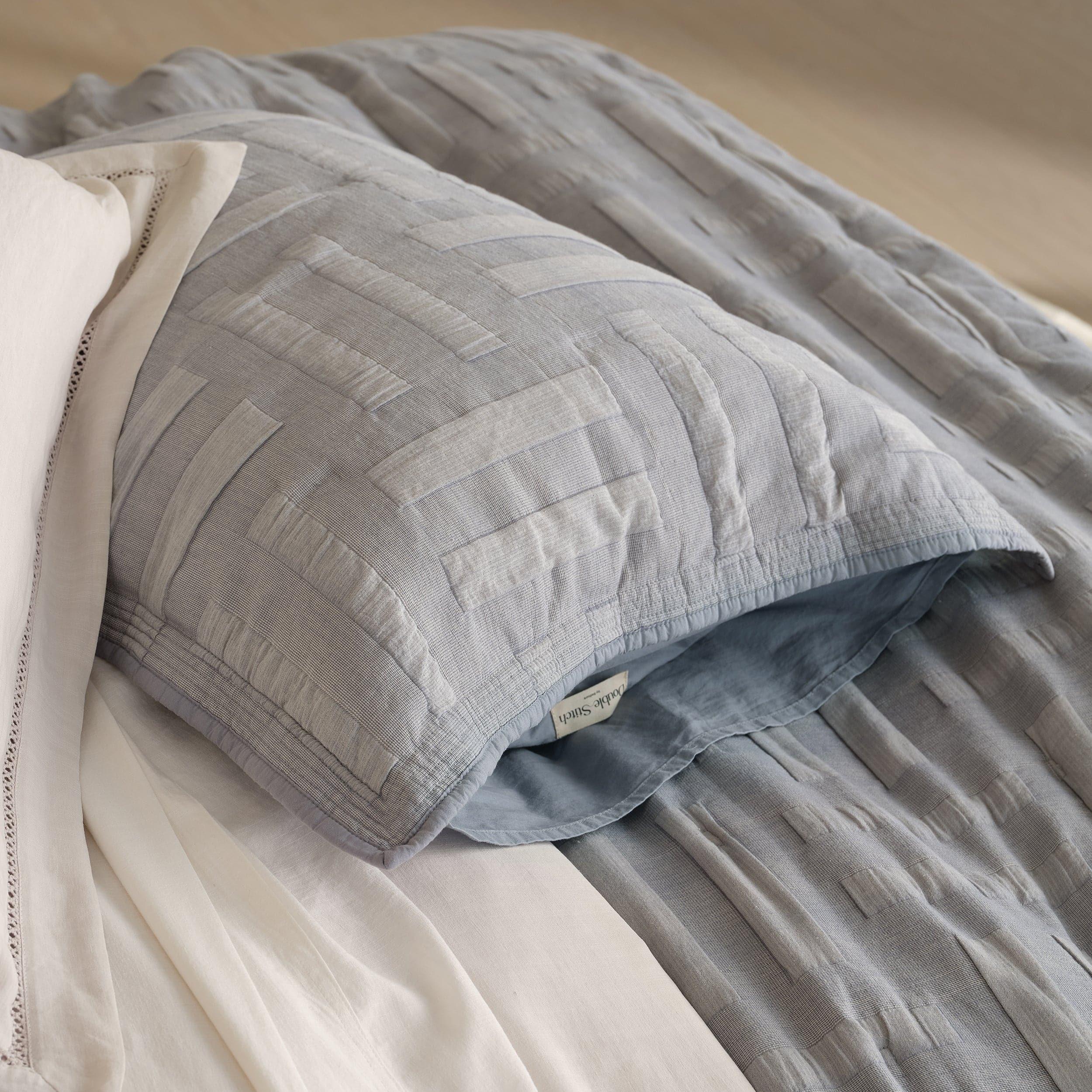 Cotton Jacquard Quilt Set - Double Stitch By Bedsure
