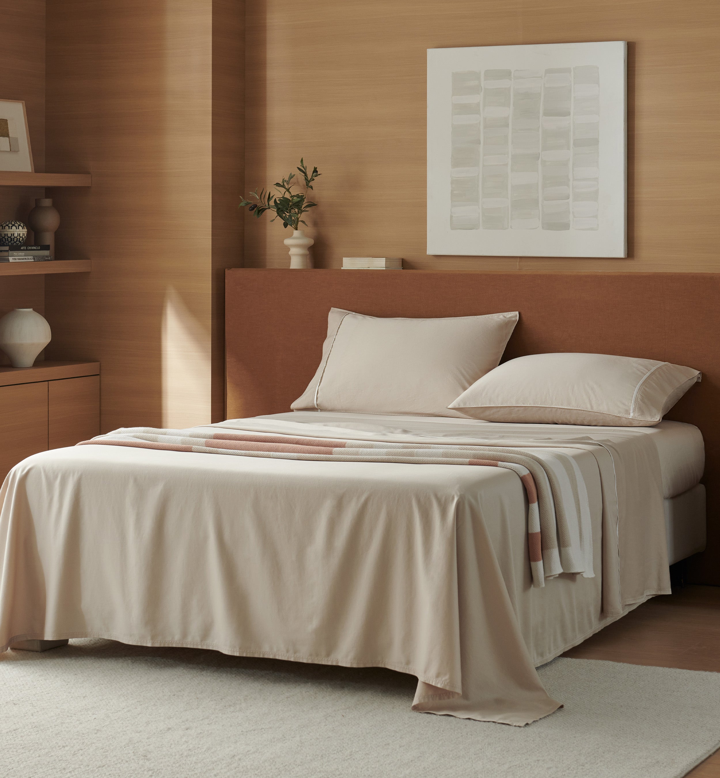 Frame Cotton TENCEL™ Sateen Sheet Set