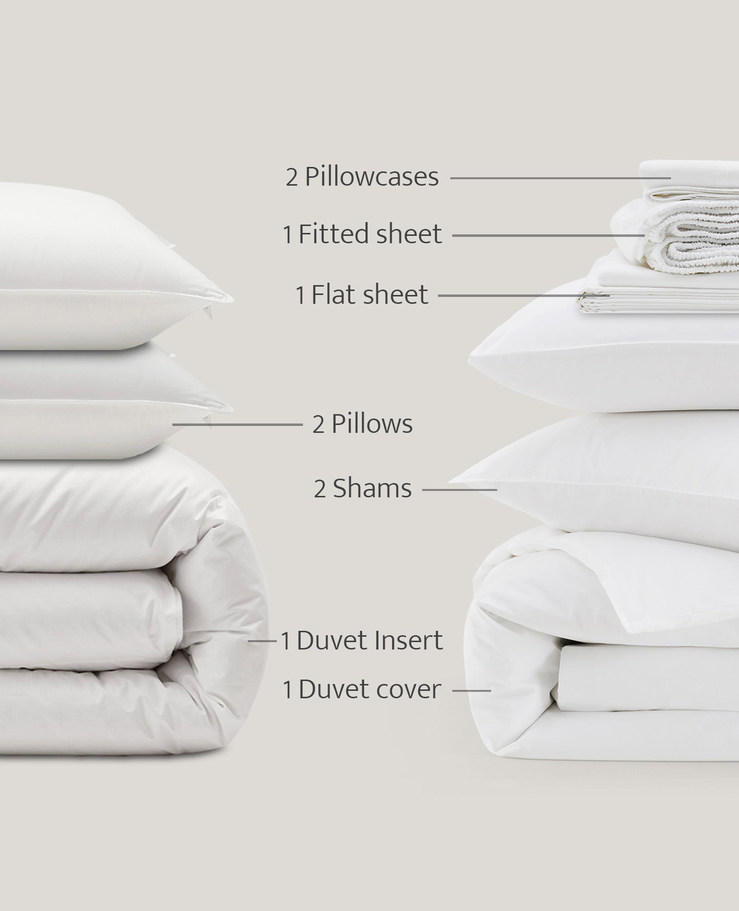 Pure Supima Cotton Sateen All-in-One Bundle