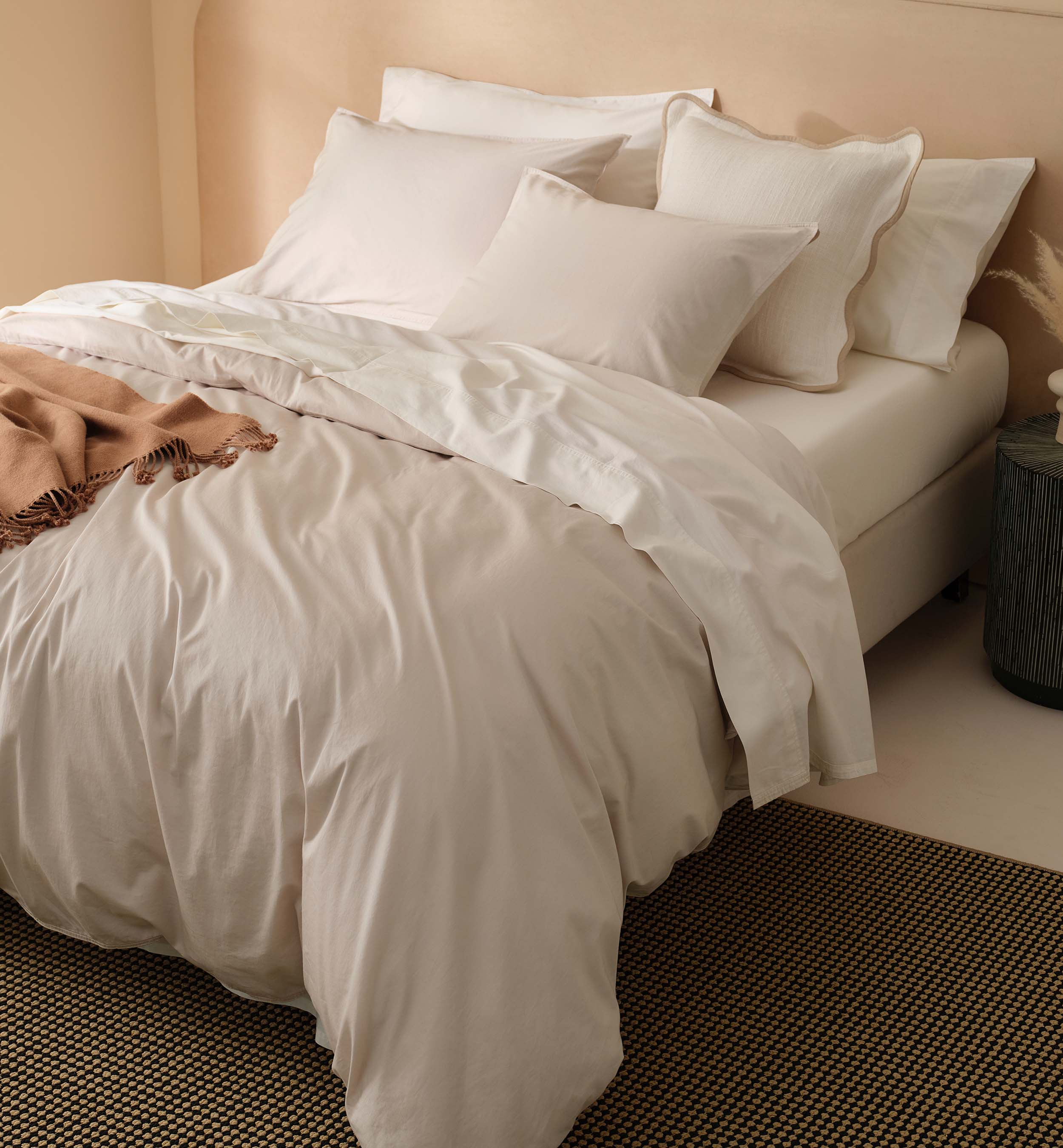 Mongolian Cashmere Cotton Duvet Cover Set