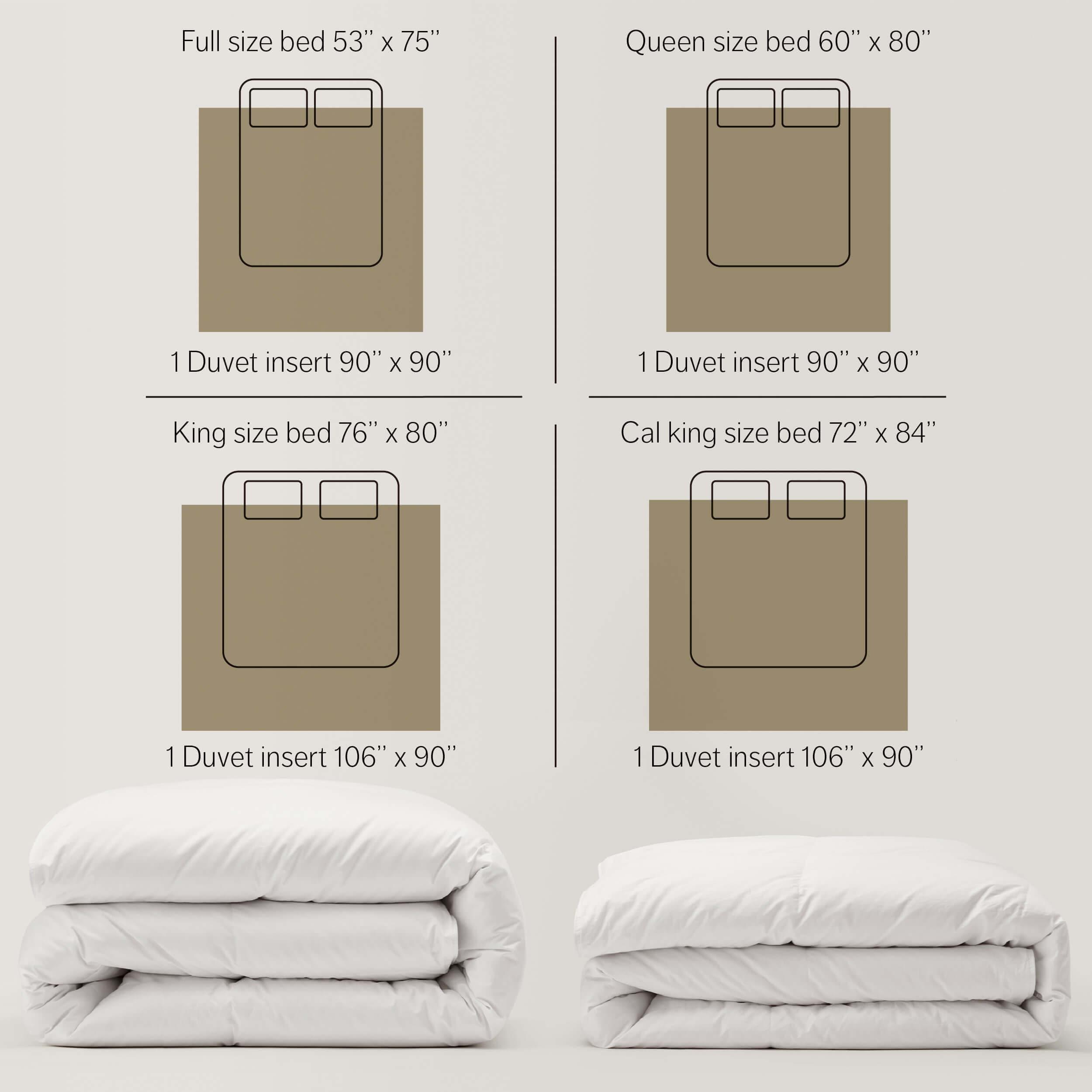 Create a stylish and inviting bedroom atmosphere with our queen duvet insert.