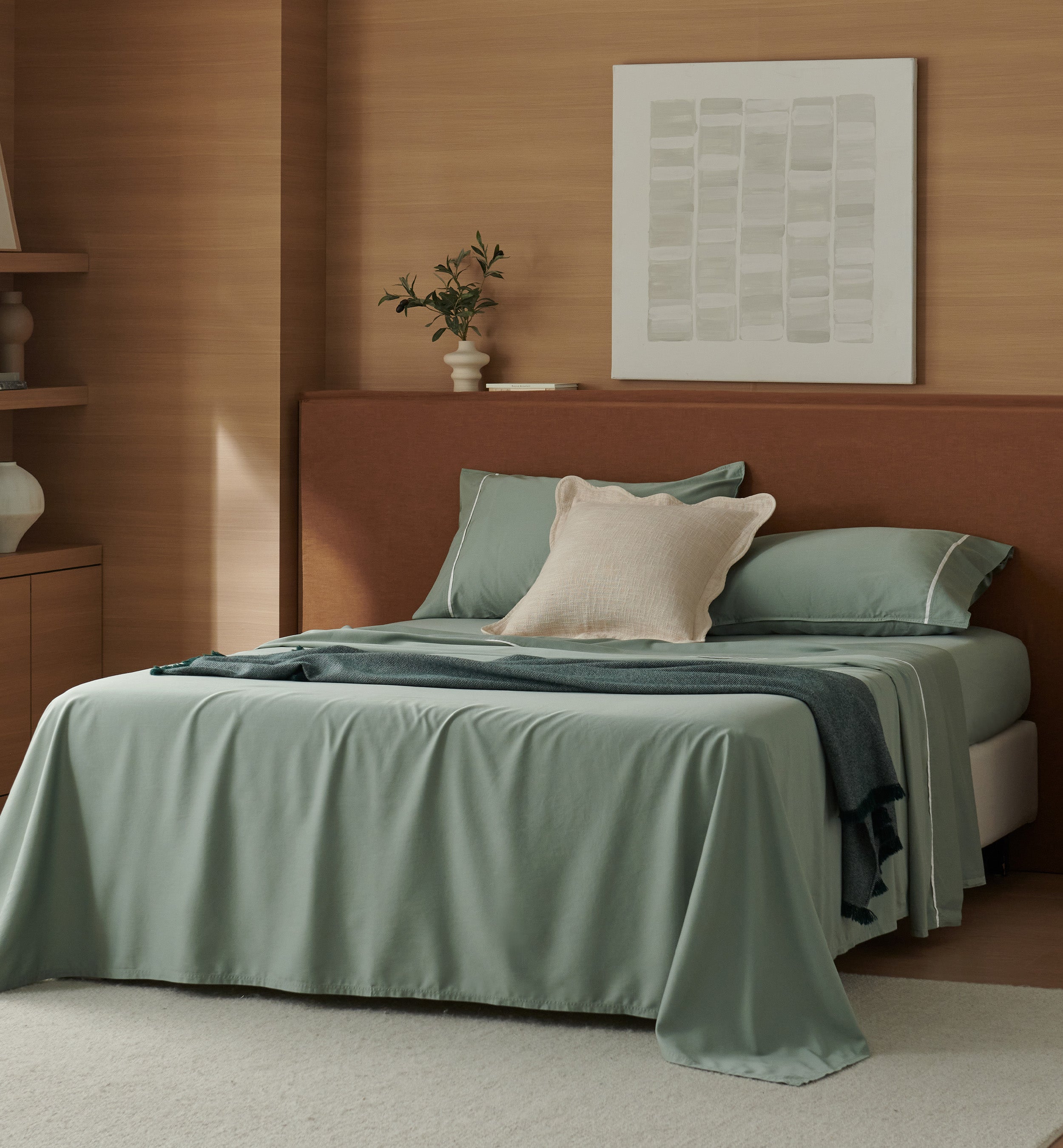 Frame Cotton TENCEL™ Sateen Sheet Set