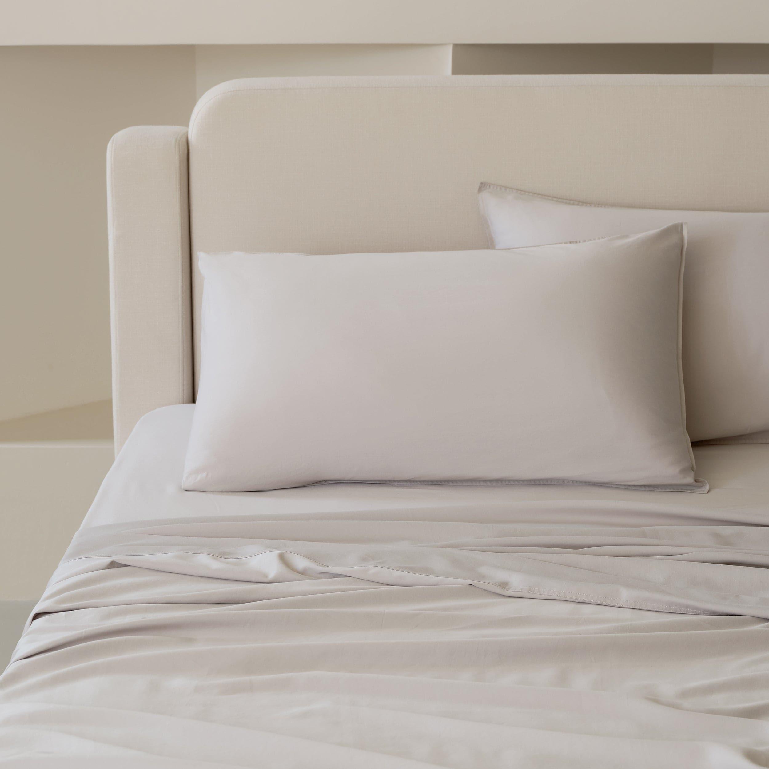 Add a touch of elegance to your bedroom decor with a premium king size bed sheet set.