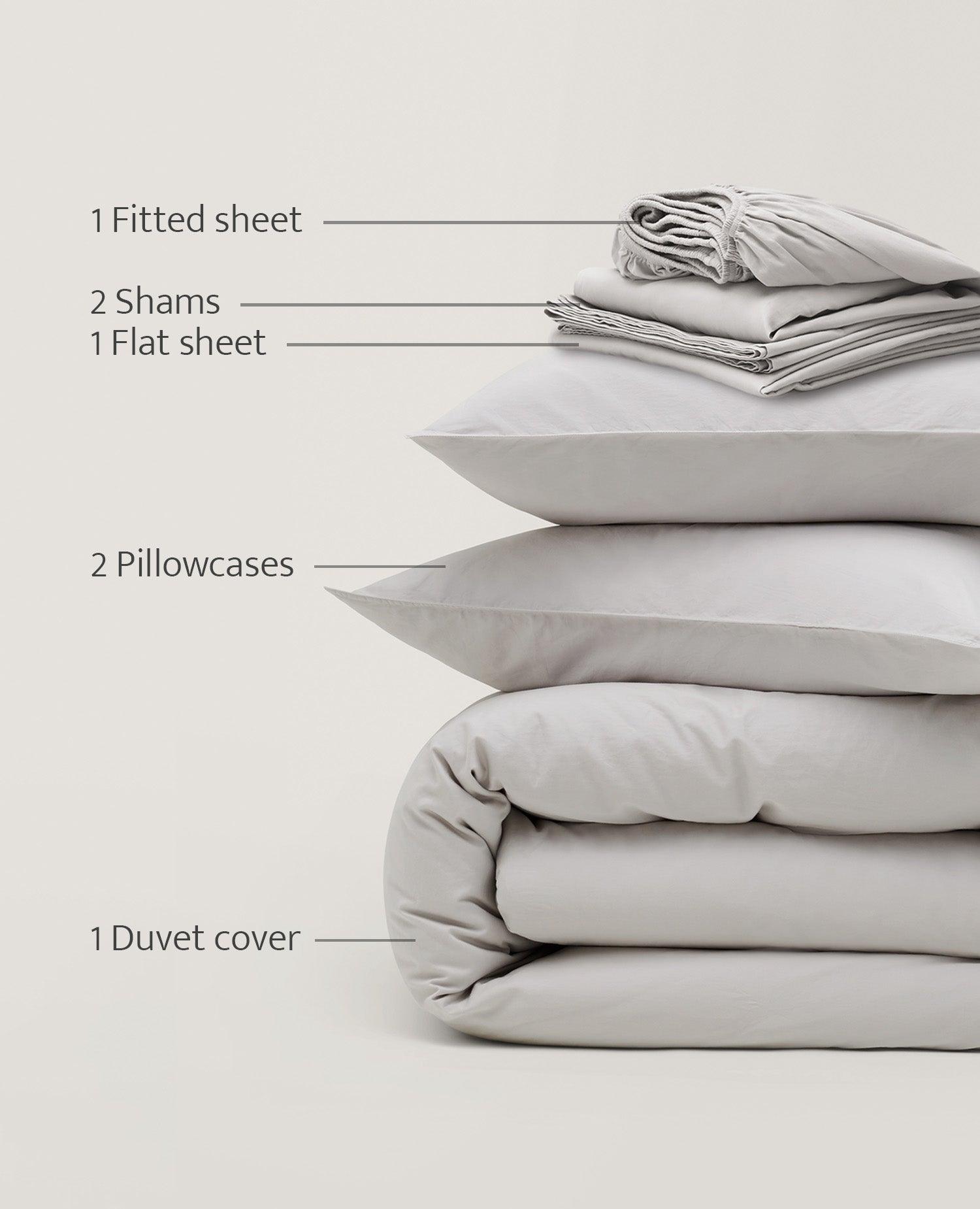 Organic Cotton Bundle | Double Stitch by Bedsure