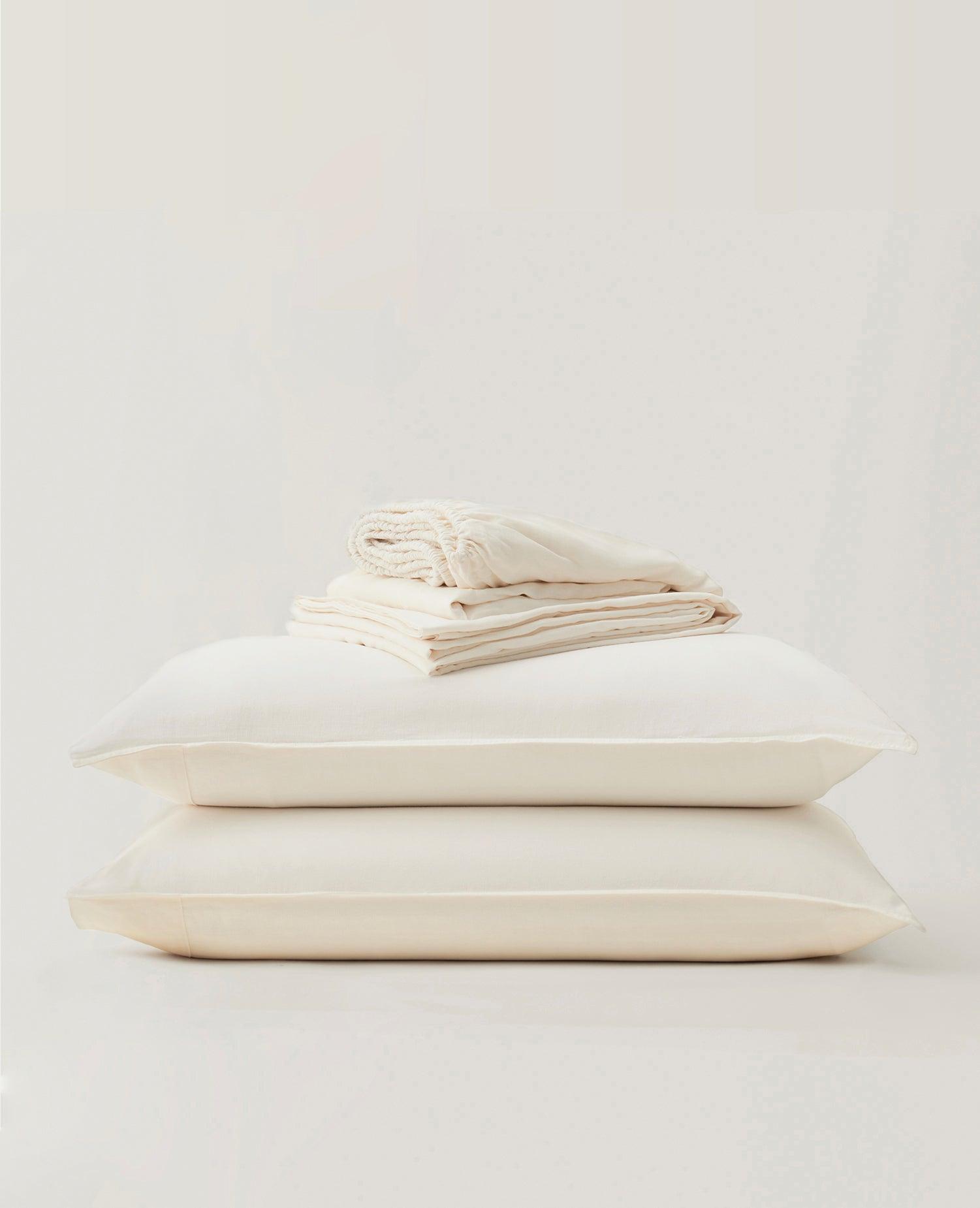 Linen TENCEL™ Lyocell | Double Stitch by Bedsure