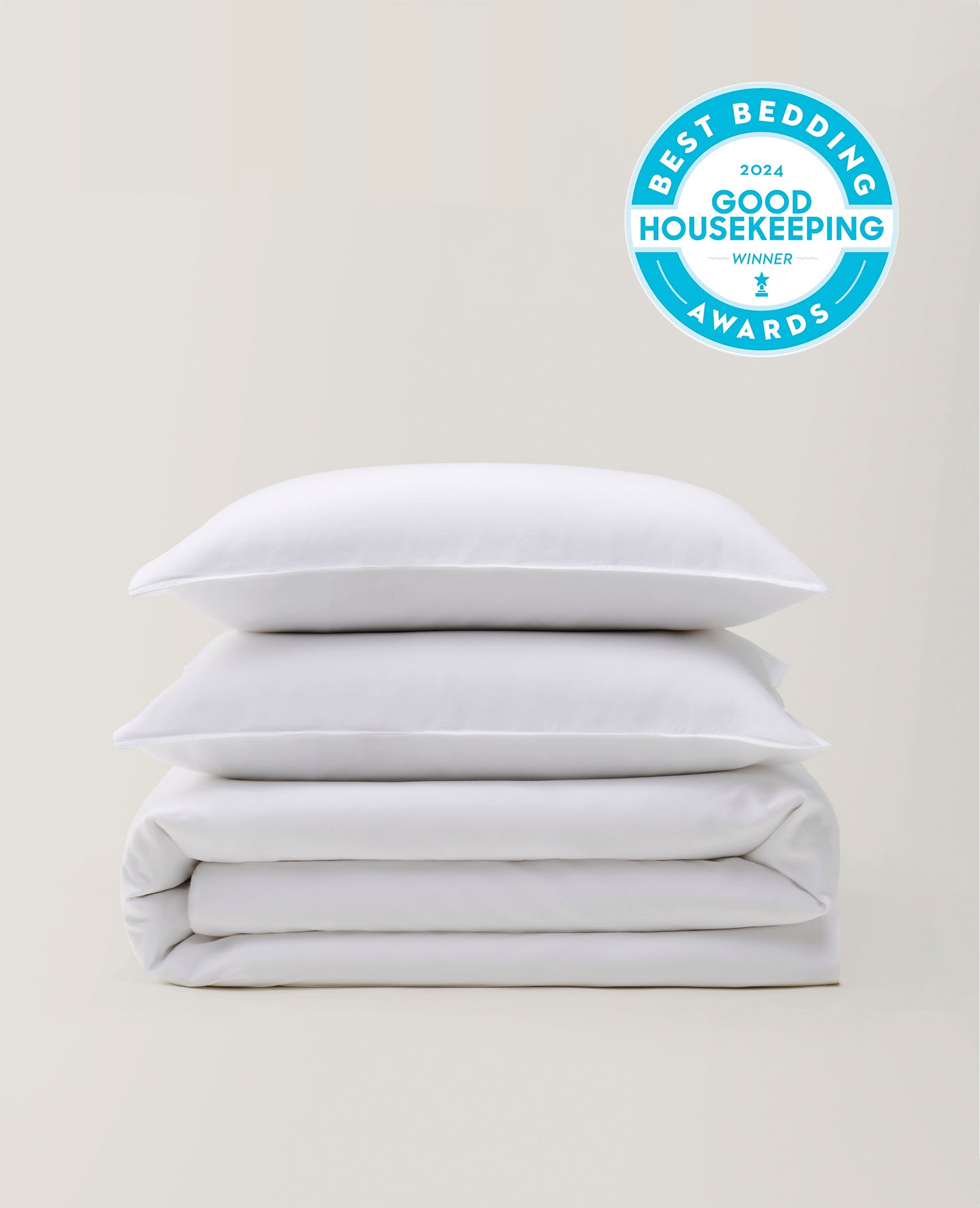 Perfect Blend 6535 Cotton TENCEL™ Sateen Duvet Cover Set - Double Stitch By Bedsure