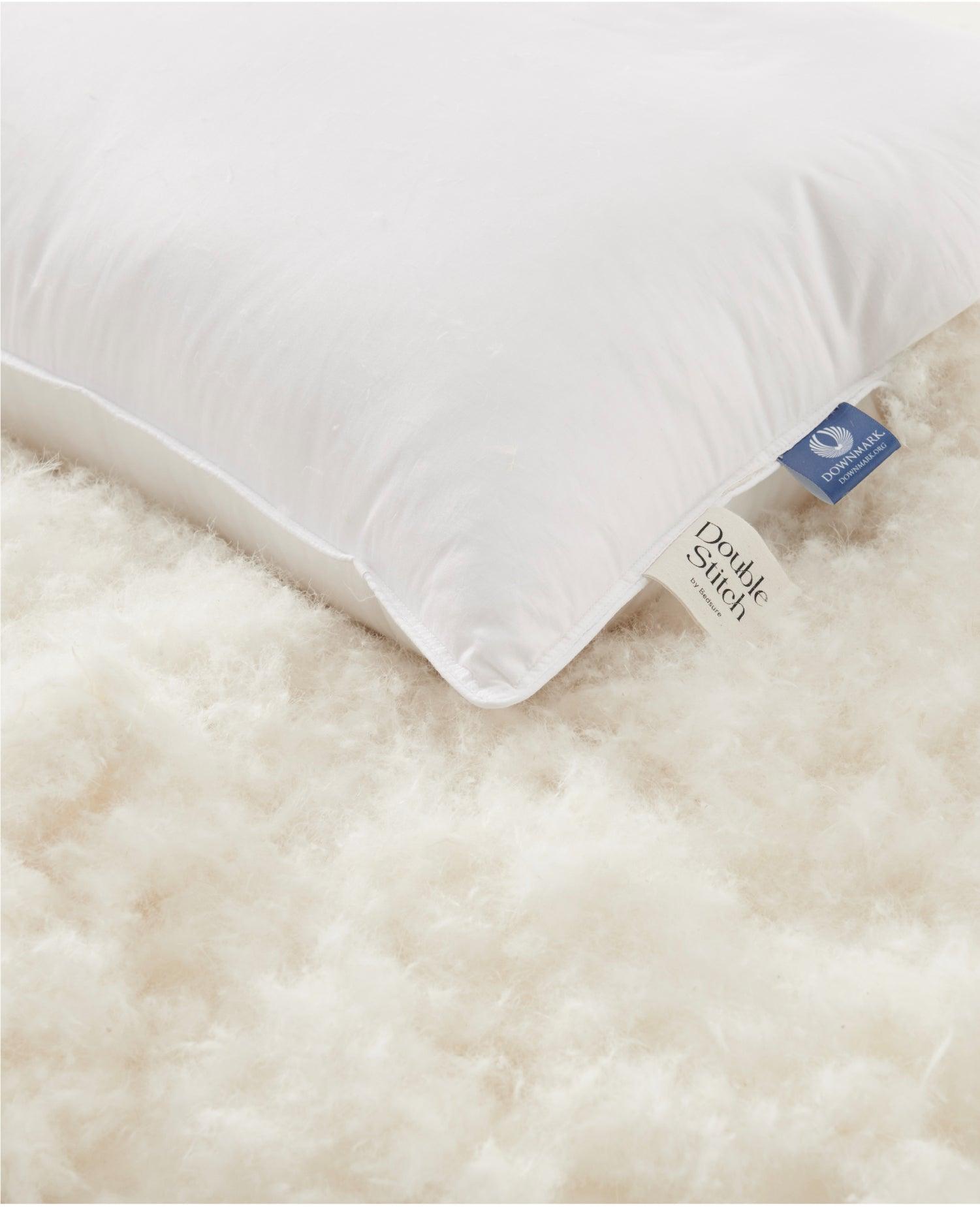 Pillow-3 Chamber 80 White Duck Down - Double Stitch By Bedsure